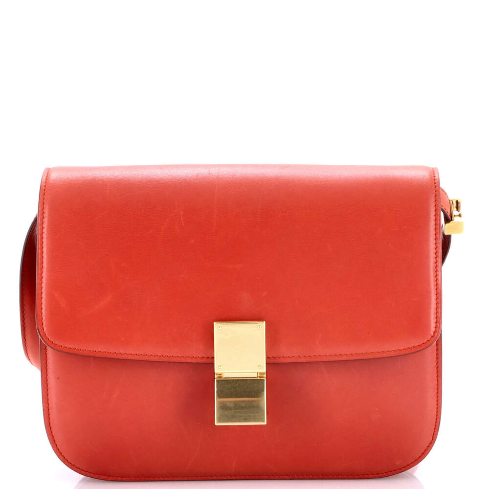 Celine Medium Classic Box Bag Smooth Leather
